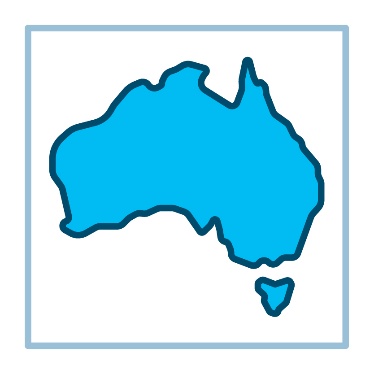 Map of Australia.