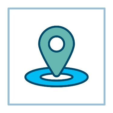 A location icon. 