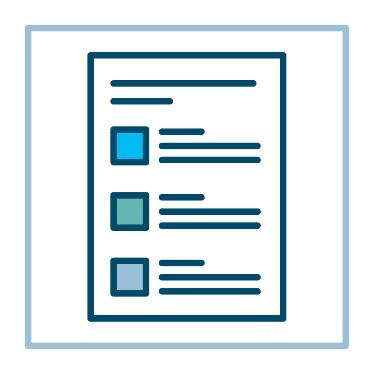 A word list document. 